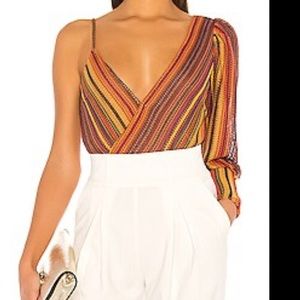 Michael Costello Solange bodysuit